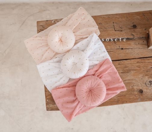 Little Sosete Sparkling Donut Baby Headband