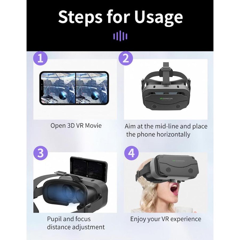 Shinecon VR Box IMAX Giant Screen Virtual Reality Glasses 5