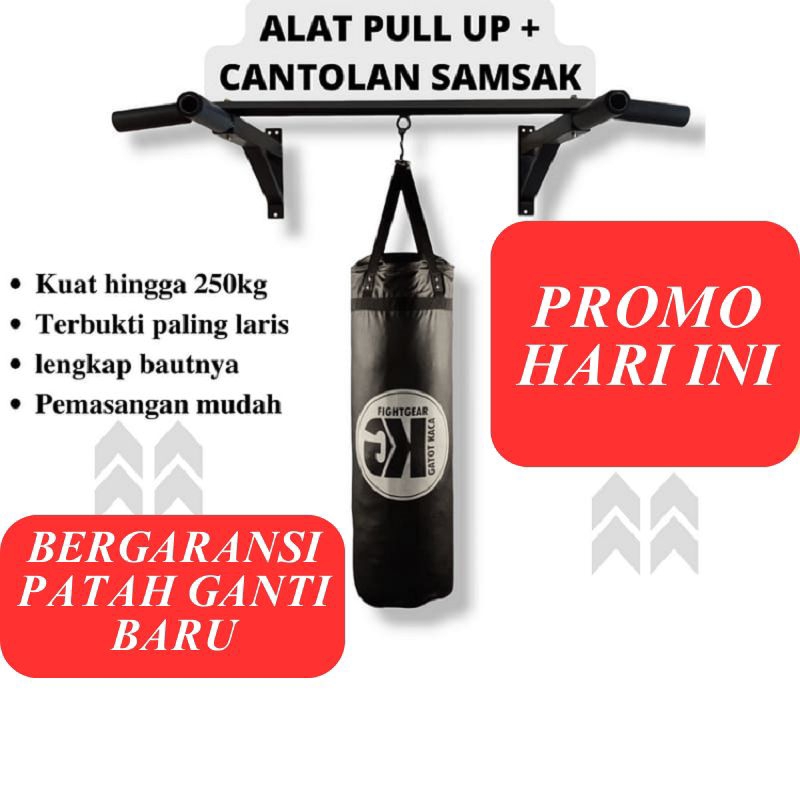  Gatot Kaca Pull Up Bar + Sandsack Hook