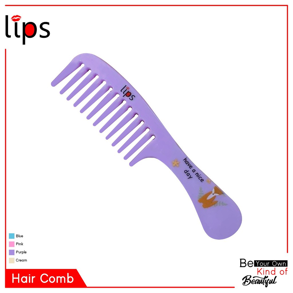  Lips Sisir Flat Wanita Have a Nice Day