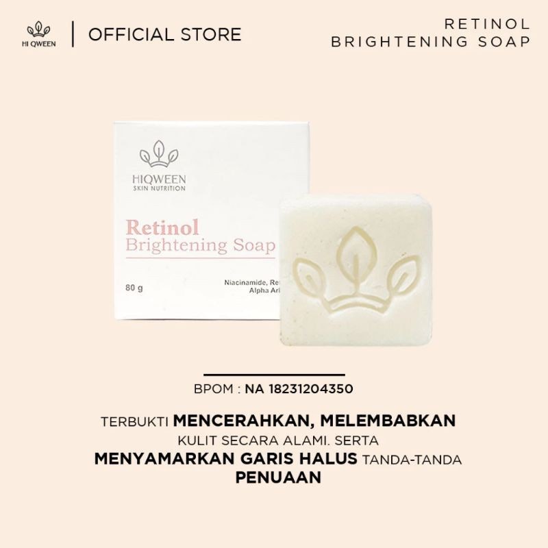 Hiqween Retinol Brigthening Soap 2