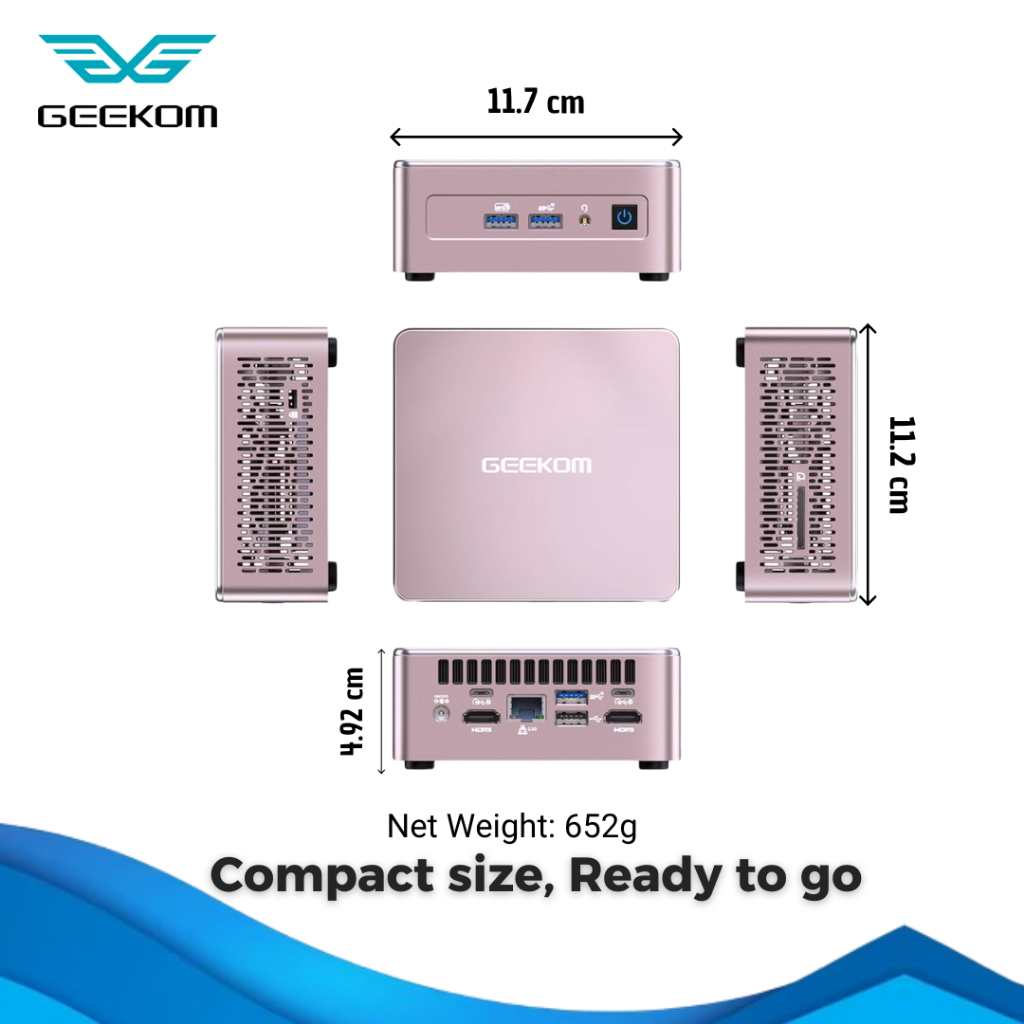  GEEKOM Mini PC Gaming A5