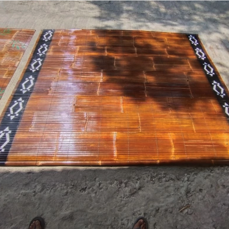 Tirai Bambu Motif Bali 3