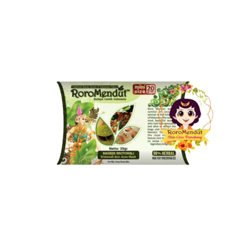 Roro Mendut Masker Brotowali Anti Acne Mask 1