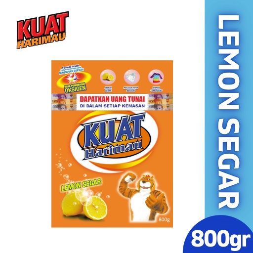  Kuat Harimau Detergent Powder Lemon 2