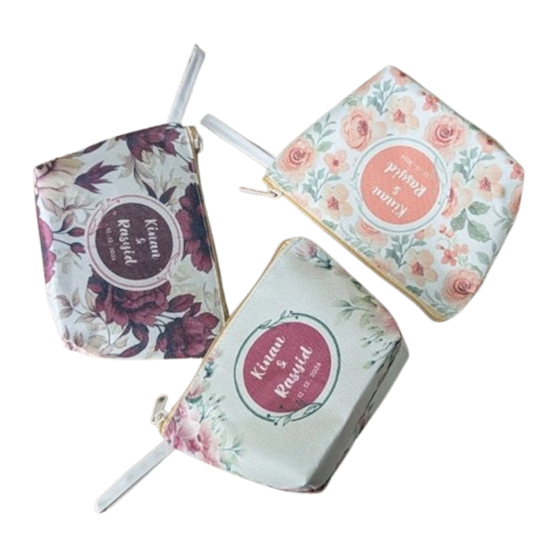 Pouch Souvenir Pernikahan Full Color Custom 1