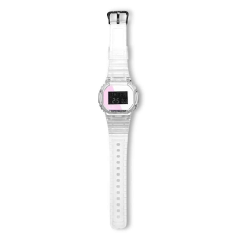 Digital Transparan White Pink Katakana 2