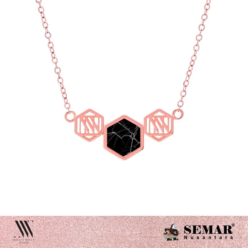 Semar Nusantara Nikita Willy Gold Renaissance Castella Necklace 17k 2