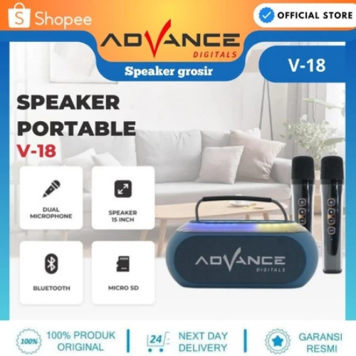 Advance Digitals Advance Portable Bluetooth Speaker V18