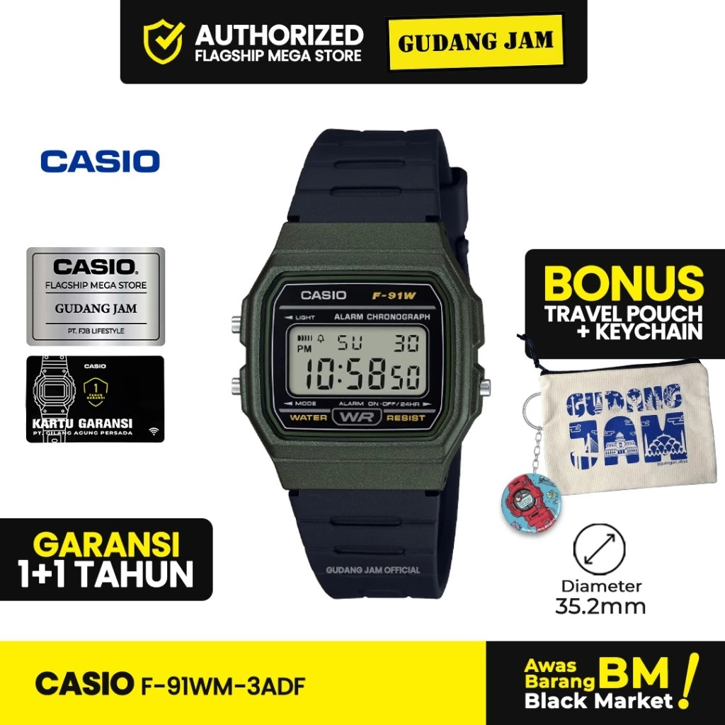 CASIO  CASIO Digital  F-91WM