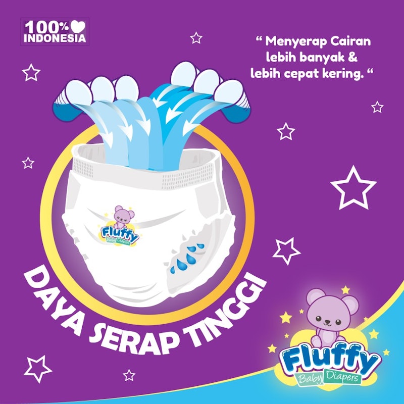 Fluffy Baby Diapers Tape 4