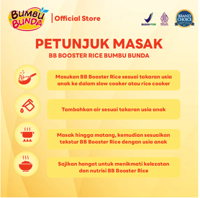 Bumbu Bunda Elia Sukses Bumbu Bunda Elia BB Booster Rice Beef Salmon
