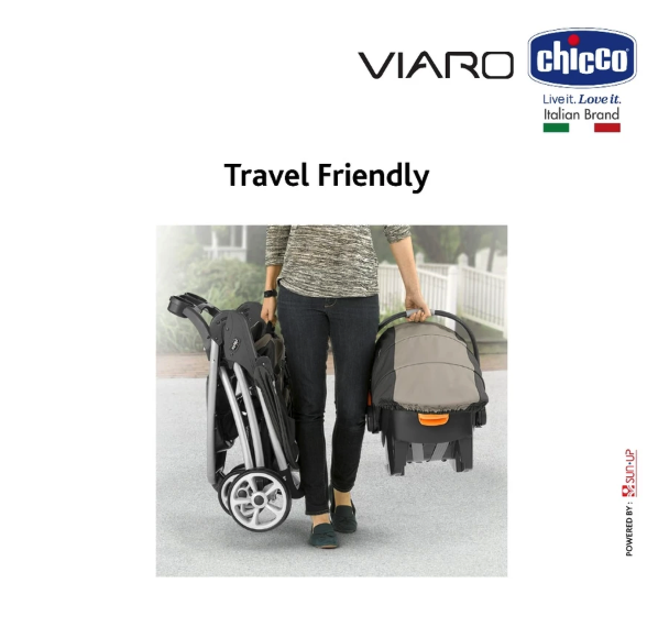 Chicco Chicco Stroller Viaro Graphite