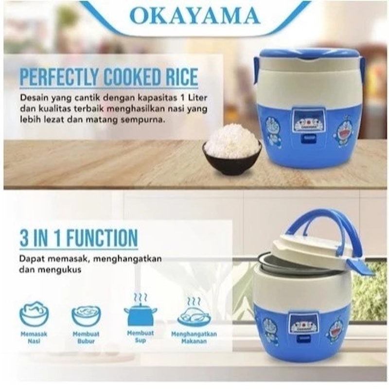 Okayama Rice Cooker 1L 3