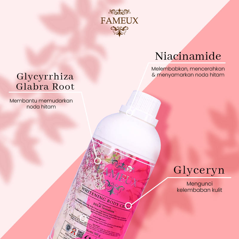 Fameux Whitening Body Cream 4