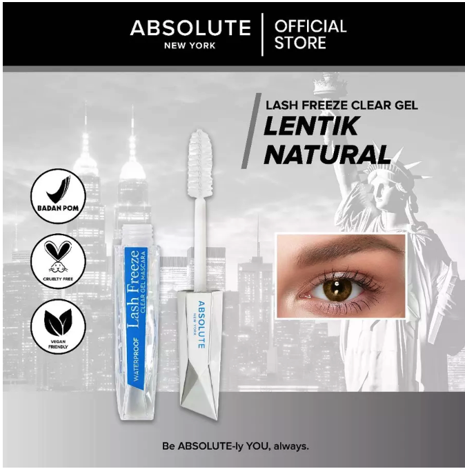 Teguh Pesona Absolute New York Lash Freeze Clear Gel Mascara