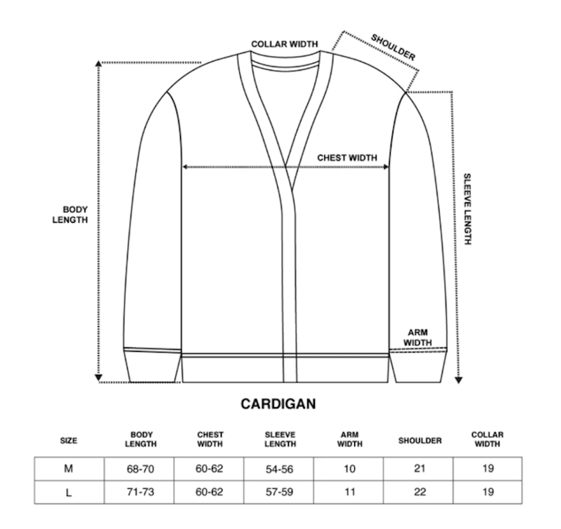 Insurgent Club Cardigan Splatter Black 5