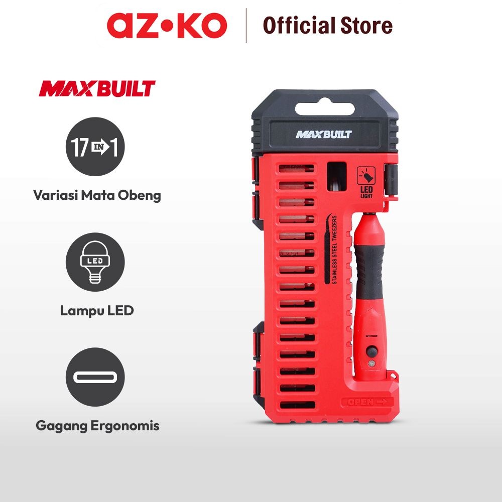 AZKO Maxbuilt Set 17 Pcs Precision Screwdriver  2