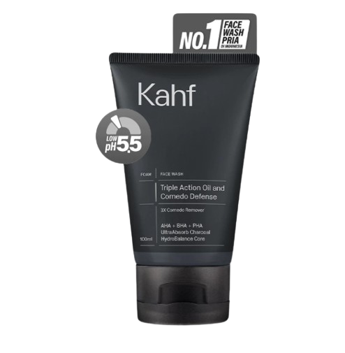 Kahf ｜ Triple Action Oil and Comedo Defense Face Wash