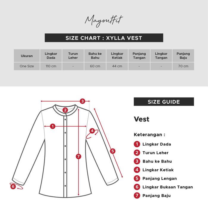 Mei Indithya Talenta May Outfit Xylla Vest