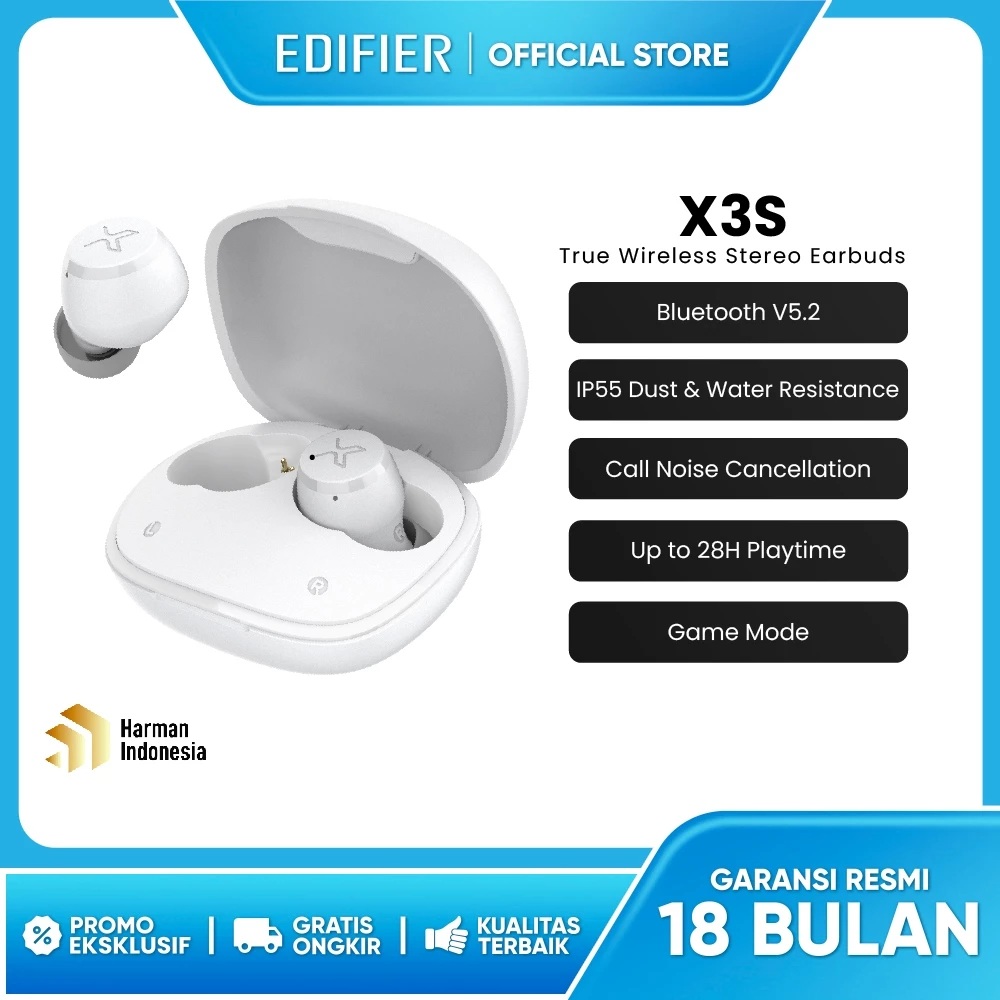 Edifier Technology Company Edifier True Wireless Stereo Earbud X3S