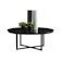Atria Meja Tamu Tasnia Metal Glass Black 1