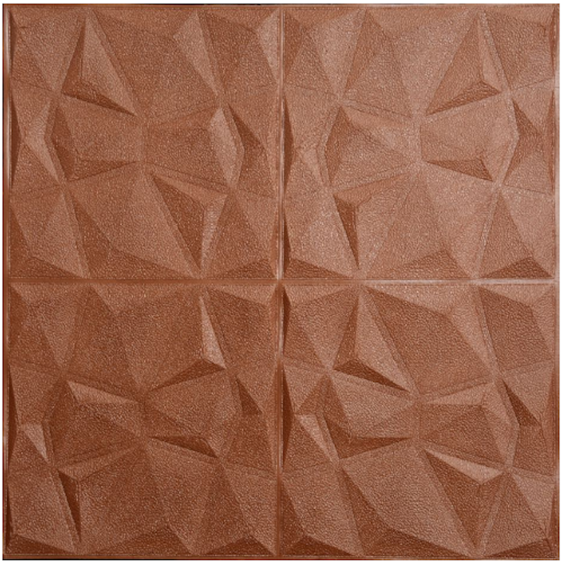 Wallpaper 3D Foam Sticker Motif Diamond Triangle 4