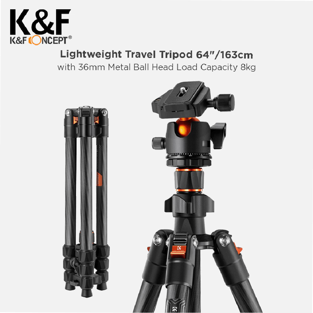 K&F Concept K&F Concept Camera Carbon Tripod K254C2