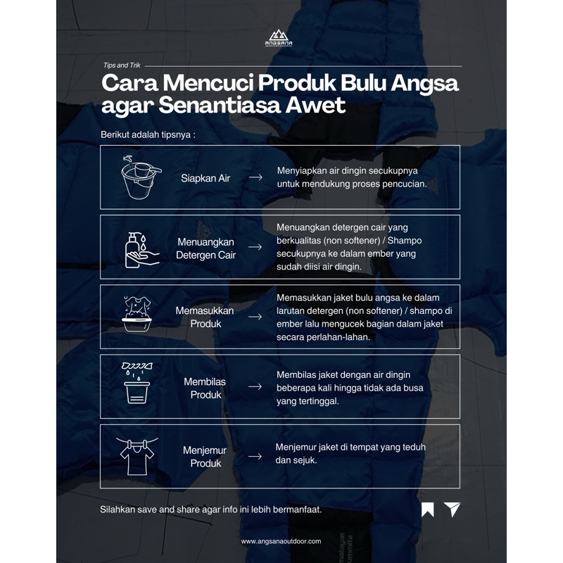  Anugerah Sanubari Alam Angsana Jaket Goose Down Outdoor