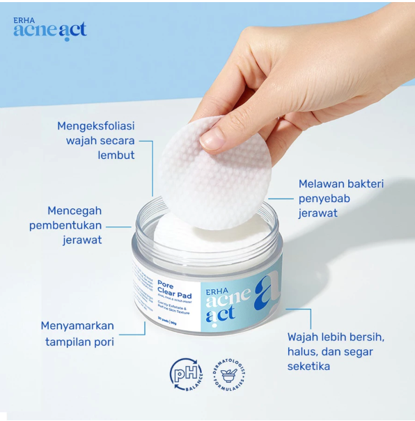 ERHA Clinic Indonesia ERHA Acneact Pore Clear Pad