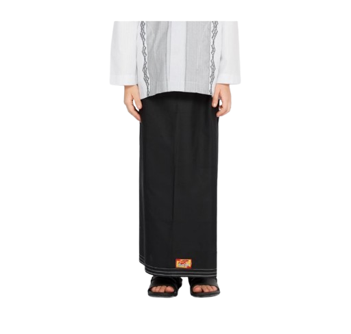 ATLAS Sarung Junior Hitam Polos  01