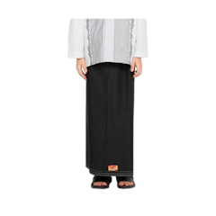 ATLAS Sarung Junior Hitam Polos