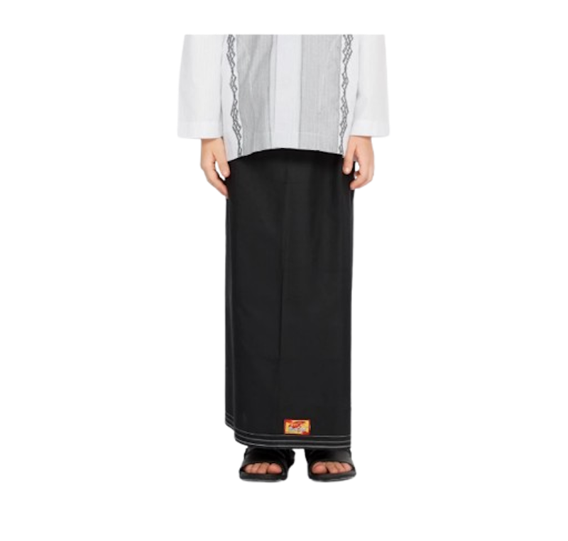 ATLAS Sarung Junior Hitam Polos 1