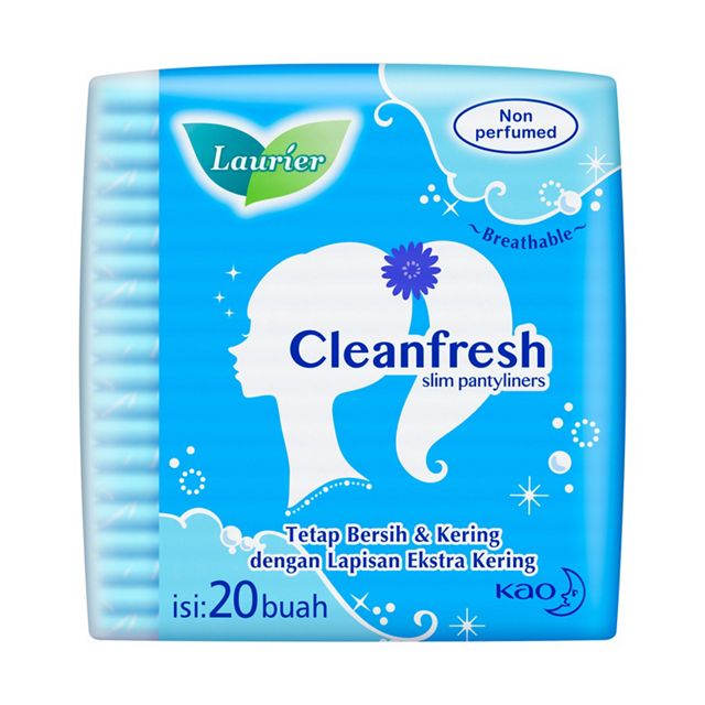 KAO Indonesia Laurier Pantyliner Cleanfresh Non Perfume