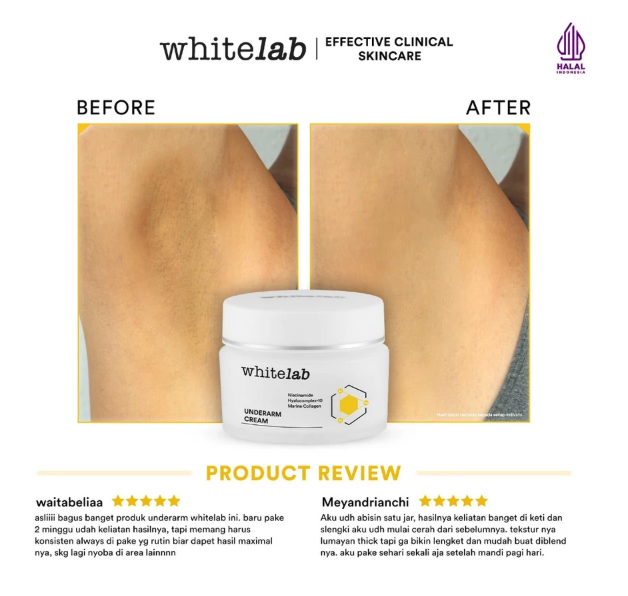 Natura Deca Kosmetika Whitelab Underarm Cream