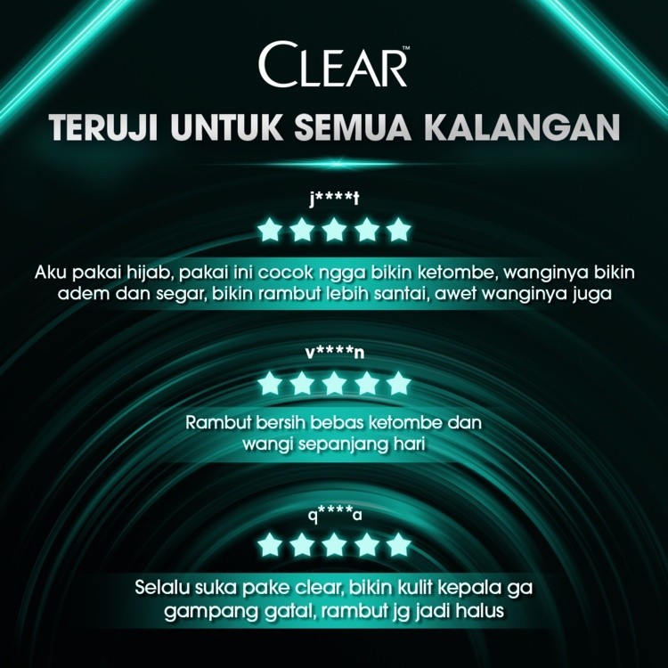 Unilever  Sampo CLEAR Coconut Fresh & Fragrant 