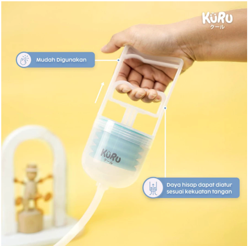 Kuru Baby Hand Pump Nasal Aspirator 2