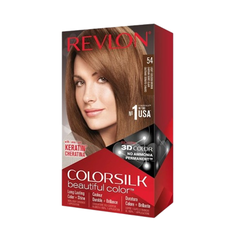 Revlon ColorSilk Beautiful Color Hair Color 54 Light Golden Brown 1