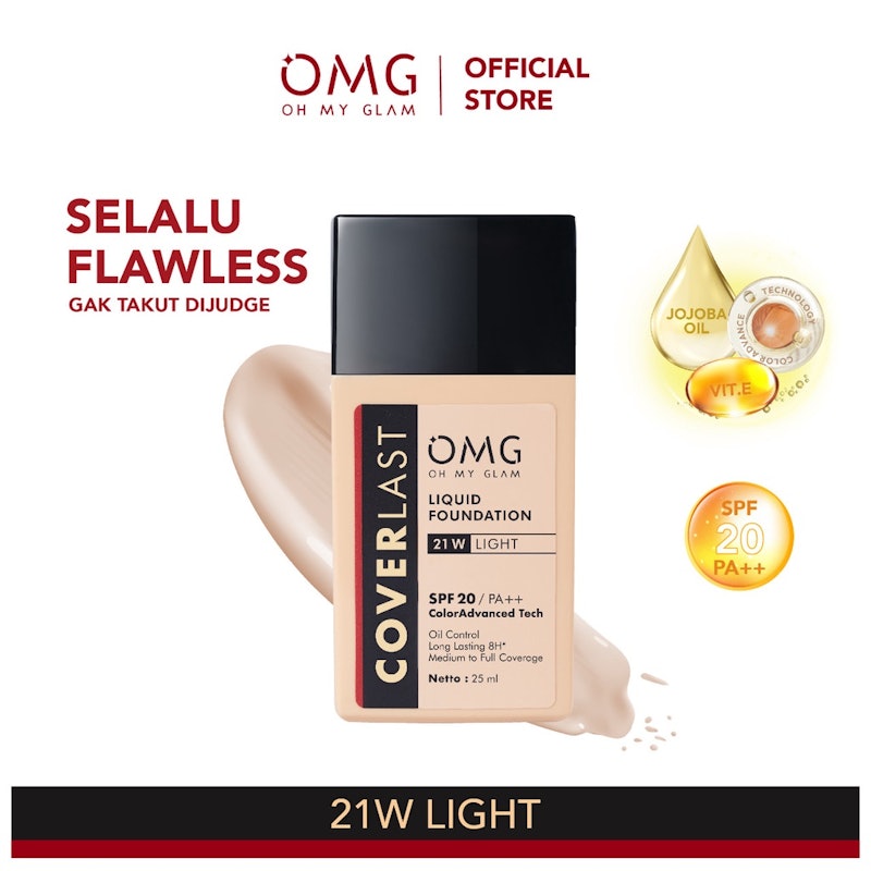 Coverlast Liquid Foundation 21W Light 2