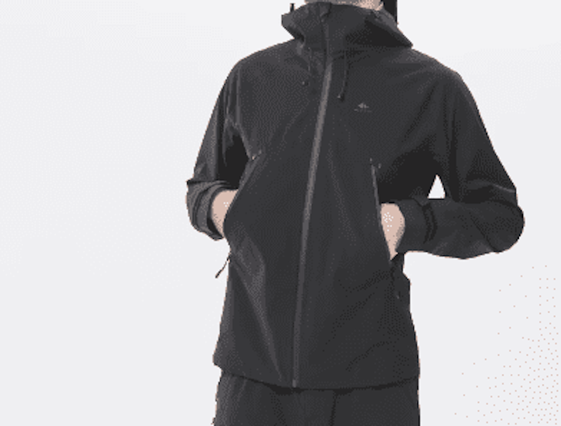 Quechua Jaket Mendaki Pria Ringan Tahan Air 5