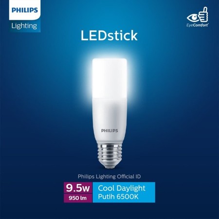 Philips Electronics Nederland B.V. Philips LED Stick Cool Daylight E27 6500K Putih