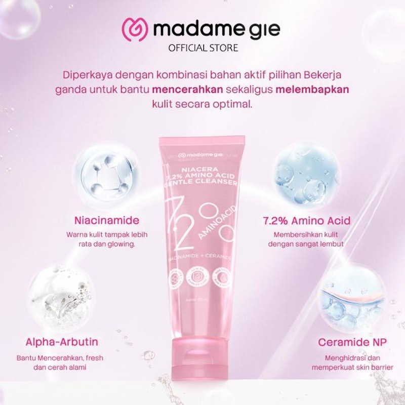Niacera 7.2% Amino Acid Gentle Cleanser 4