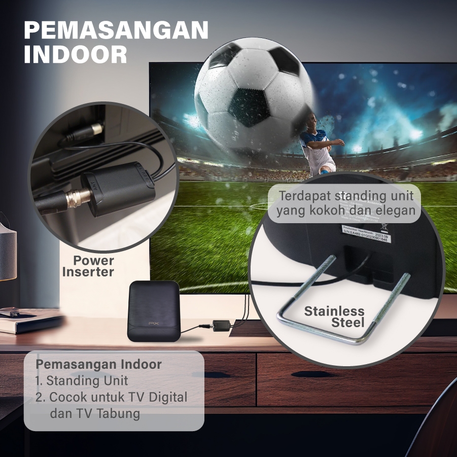  PX Digital Indoor Outdoor Antenna Booster DVBT2 4K DA-6000