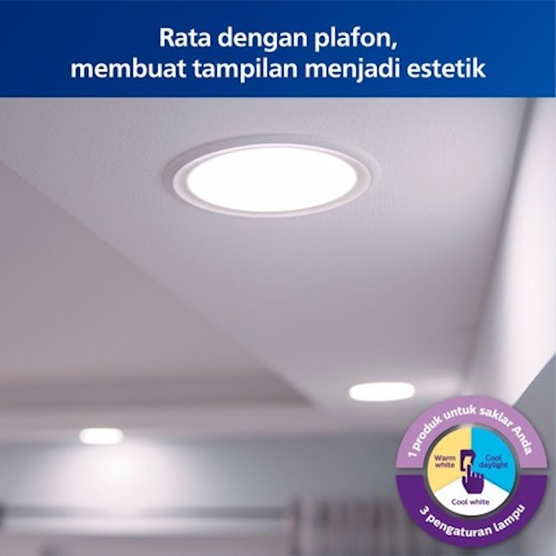 Radiantline LED Downlight SceneSwitch 9W 3 Warna 4