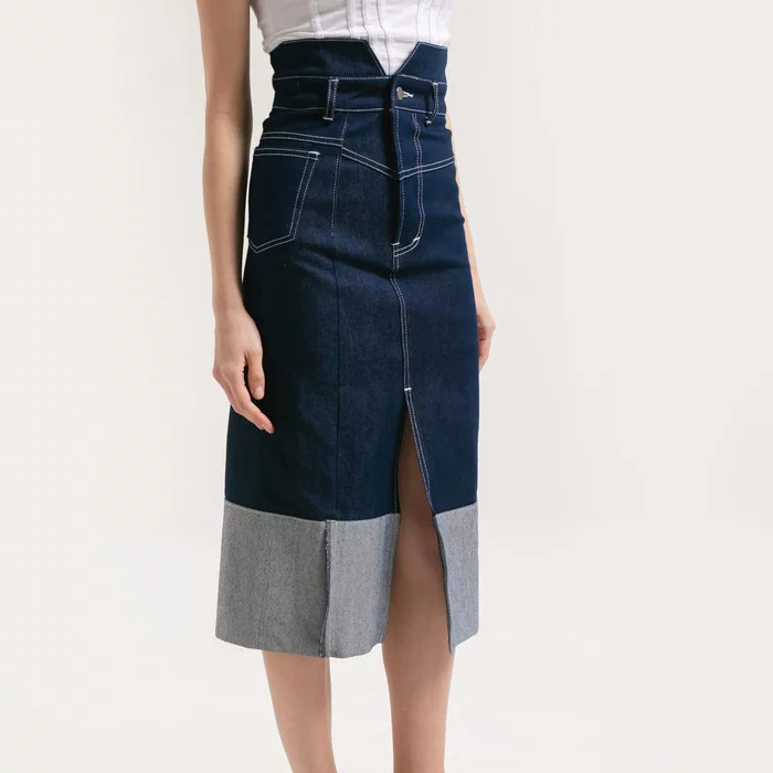 Irene Highwaist Skirt Denim 2