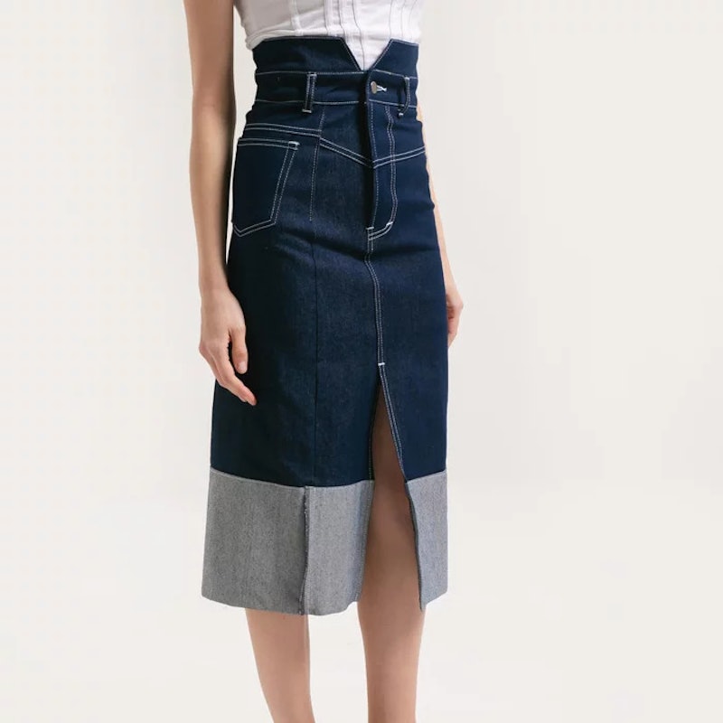 Irene Highwaist Skirt Denim 2