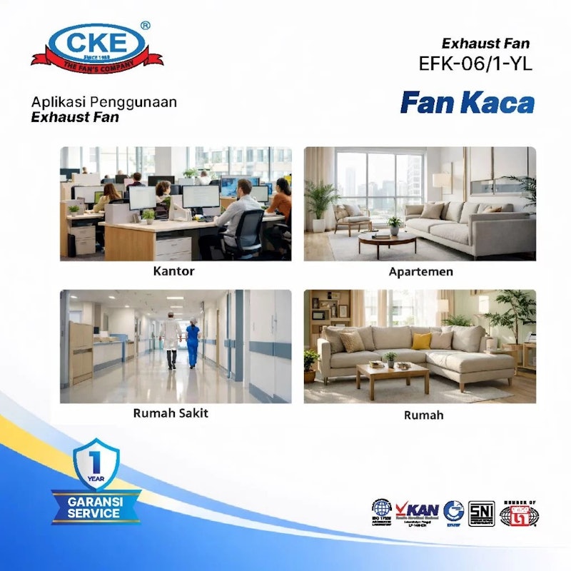 CKE Exhaust Kaca 3