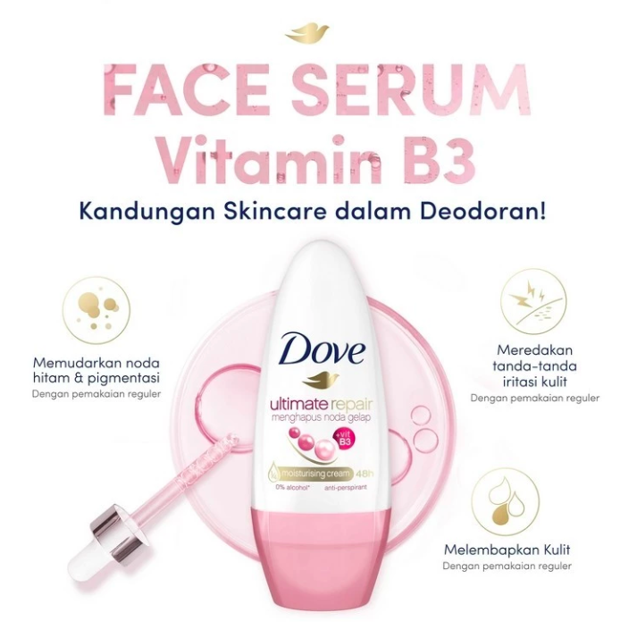 Unilever Indonesia Dove Ultimate Repair Antiperspirant Deodorant Roll On