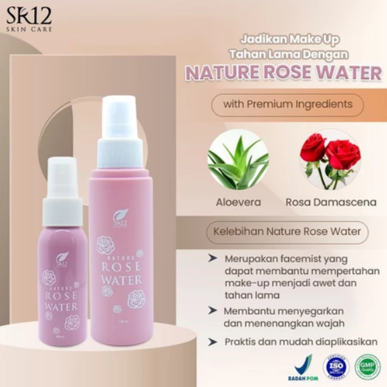 SR12 Herbal Perkasa SR12 Skincare Nature Rose Water