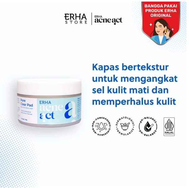 ERHA Clinic Indonesia ERHA Acneact Pore Clear Pad